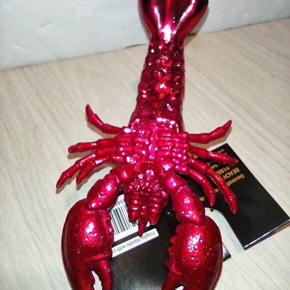 Red Lobster Beach Ornament by Robert Stanley - Picture 3 of 3